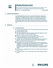 DataSheet P89LPC925 pdf